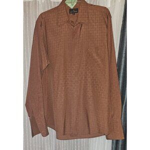 Stacy Adams Brown Dress Shirt